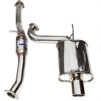 Invidia Rolled Single Stainless Tip Q300 Cat Back Exhaust Honda S2000 2000-2009 (HS00HS1GS3)-invHS00HS1GS3-HS00HS1GS3-Cat Back Exhaust System-Invidia-JDMuscle