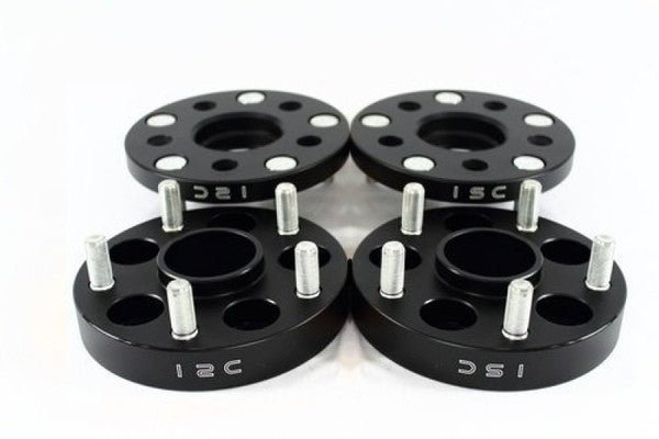 ISC Suspension 05 - 14 STI/15 - 21 WRX 5x114 20mm Wheel Spacer Black Pair | ISC - WS5X11420B - JDMuscleWheel Spacers and AdaptersISCISC-WS5X11420B