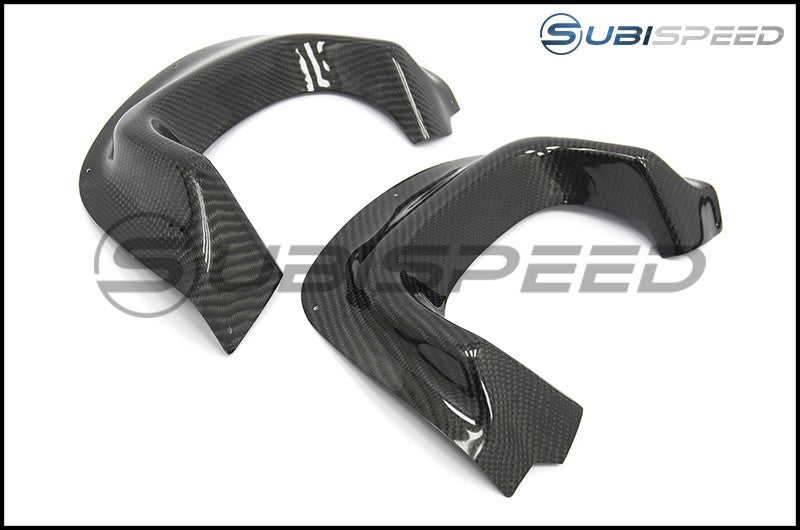 OLM VA STYLE CARBON FIBER REAR BUMPER EXHAUST FINISHERS 2015+ WRX / 2015+ STI | OLM15WRXVAEXH