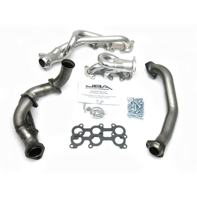 JBA Performance Exhaust 1 1/2" Header Shorty Stainless Steel Silver Ceramic Toyota Tacoma 1995 - 2000 3.4L | 2032S - 1JS - JDMuscleExhaust Headers and Manifoldsjba2032S-1JS
