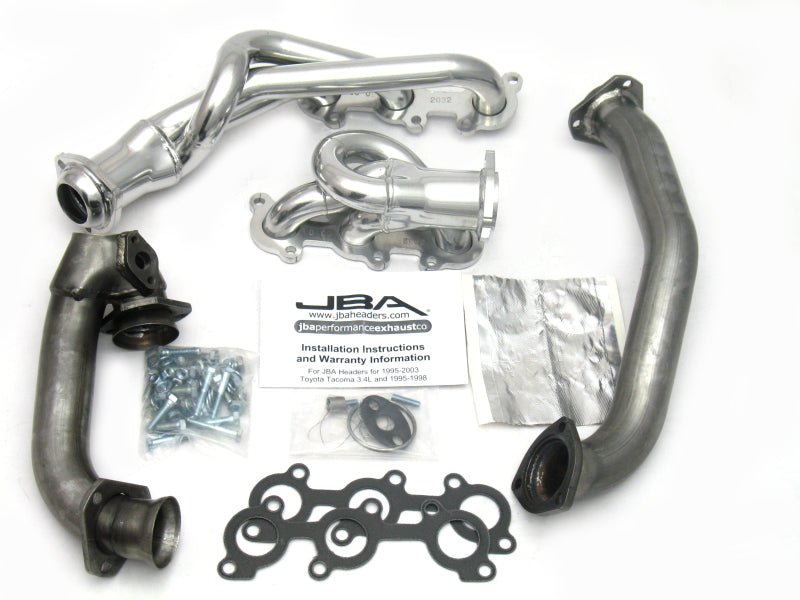 JBA Performance Exhaust 1 1/2" Header Shorty Stainless Steel Silver Ceramic Toyota Tacoma 3.4L 2001 - 2004 | 2032SJS - JDMuscleExhaust Headers and Manifoldsjba2032SJS