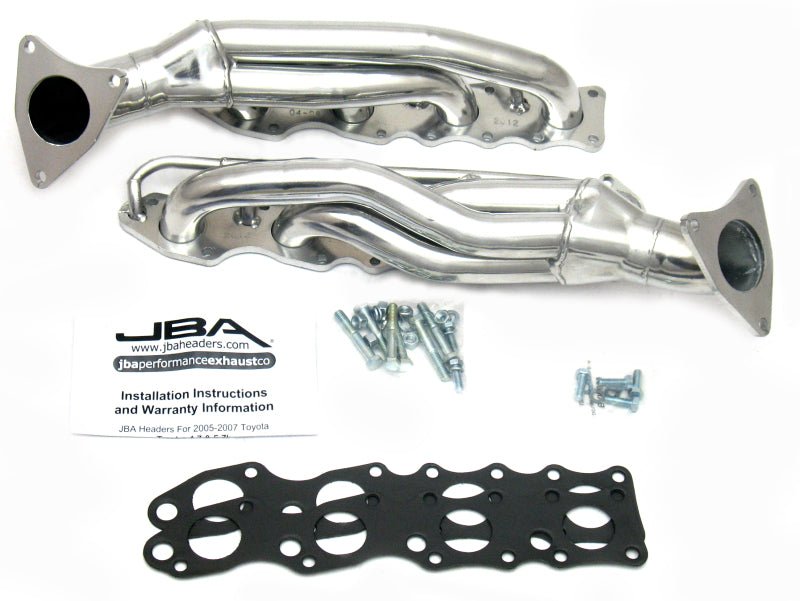 JBA Performance Exhaust 1 5/8" Header Shorty Stainless Steel Toyota Tundra 2007 - 2015 / Sequoia 5.7L 2007 - 2014 | 2012SJS - JDMuscleExhaust Headers and Manifoldsjba2012SJS