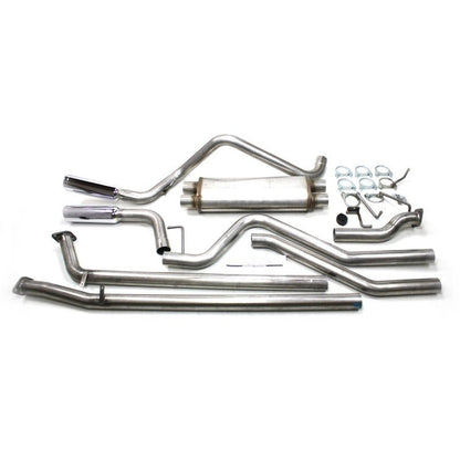 JBA Performance Exhaust 2.5" Stainless Steel Cat - Back Exhaust System Universal Dual Side Swept Exit Toyota Tundra 4.7L 5.7L 2007 - 2020 | 40 - 9004 - JDMuscleCat Back Exhaust Systemjba40-9004