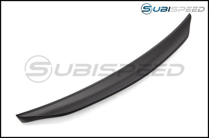 OLM HIGH POINT MATTE BLACK DUCKBILL TRUNK SPOILER 15-21 Subaru WRX & STI | A.70026.1-MBK