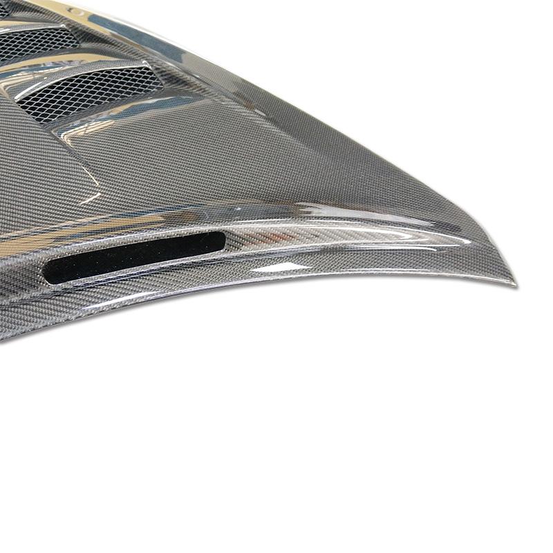 JDMuscle [08-14 WRX/STI] Carbon Fiber Hood V3 w/ Heat Extract - JDMuscleHoodsJDM-WRX08-HD2T2x2 Twill Regular Carbon Fiber