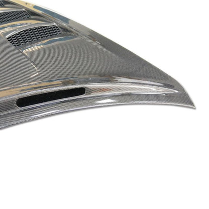 JDMuscle [08-14 WRX/STI] Carbon Fiber Hood V3 w/ Heat Extract - JDMuscleHoodsJDM-WRX08-HD2T2x2 Twill Regular Carbon Fiber