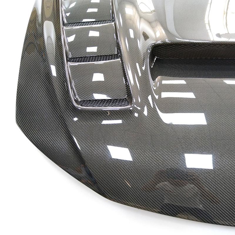 JDMuscle [08-14 WRX/STI] Carbon Fiber Hood V3 w/ Heat Extract - JDMuscleHoodsJDM-WRX08-HD2T2x2 Twill Regular Carbon Fiber