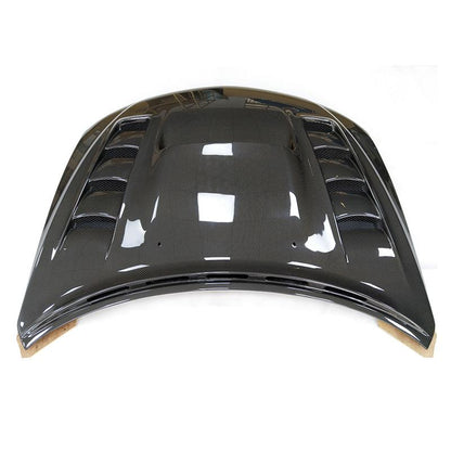 JDMuscle [08-14 WRX/STI] Carbon Fiber Hood V3 w/ Heat Extract - JDMuscleHoodsJDM-WRX08-HD2T2x2 Twill Regular Carbon Fiber