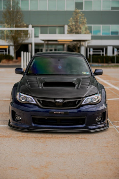 JDMuscle [08-14 WRX/STI] Carbon Fiber Hood V3 w/ Heat Extract - JDMuscleHoodsJDM-WRX08-HD2T2x2 Twill Regular Carbon Fiber
