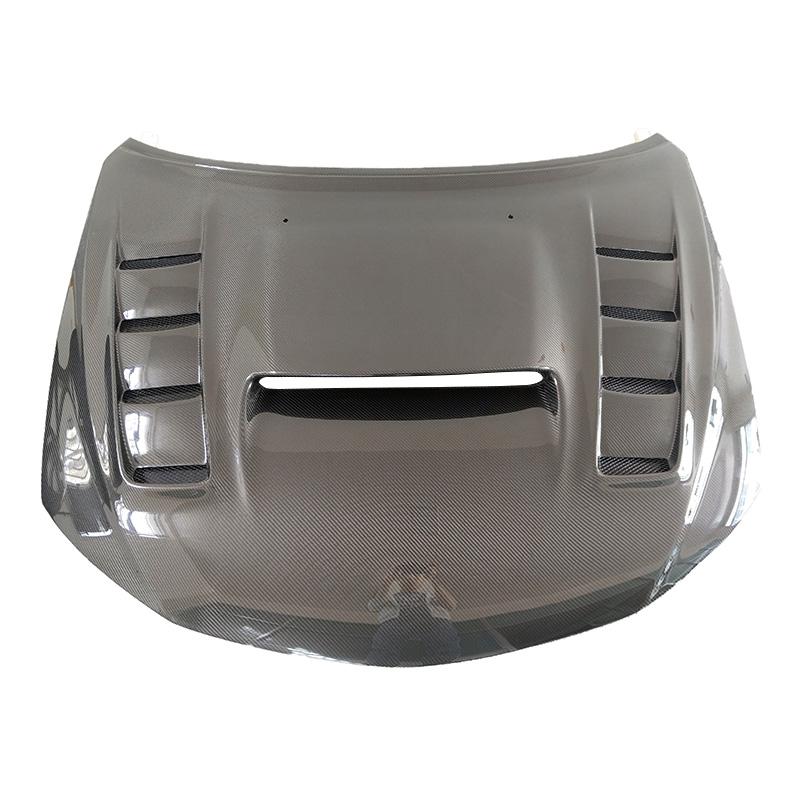 JDMuscle [08-14 WRX/STI] Carbon Fiber Hood V3 w/ Heat Extract - JDMuscleHoodsJDM-WRX08-HD2T2x2 Twill Regular Carbon Fiber