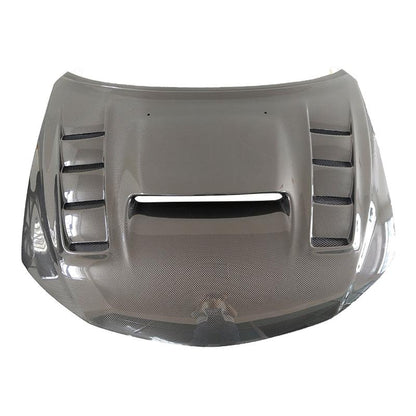JDMuscle [08-14 WRX/STI] Carbon Fiber Hood V3 w/ Heat Extract - JDMuscleHoodsJDM-WRX08-HD2T2x2 Twill Regular Carbon Fiber