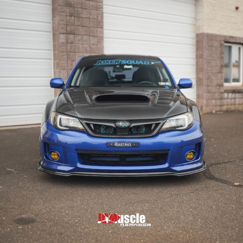 JDMuscle [08-14 WRX/STI] Carbon Fiber Hood V3 w/ Heat Extract - JDMuscleHoodsJDM-WRX08-HD2T2x2 Twill Regular Carbon Fiber