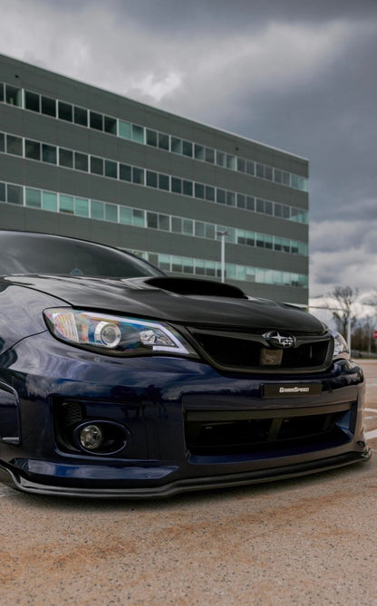 JDMuscle [08-14 WRX/STI] Carbon Fiber Hood V3 w/ Heat Extract - JDMuscleHoodsJDM-WRX08-HD2T2x2 Twill Regular Carbon Fiber