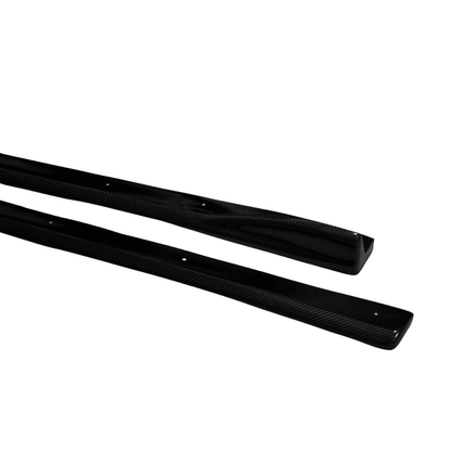 JDMuscle [08 - 14 WRX/STI] Tanso Carbon Fiber CS Style Side Skirt - JDMuscleSide SkirtsJDM-WRX08-SS-CS