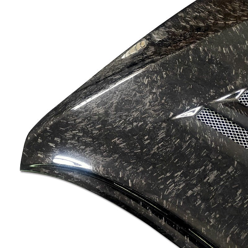 JDMuscle [08 - 15 Mitsubishi Lancer EVO X] Tanso Carbon Fiber Hood w/ heat extract *SPECIAL ORDER. NO CANCELLATION - JDMuscleHoodsJDM-EVO15-HD2FForged