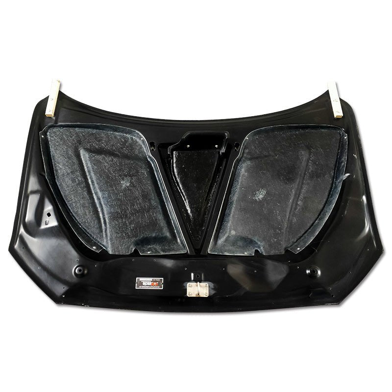 JDMuscle [08 - 15 Mitsubishi Lancer EVO X] Tanso Carbon Fiber Hood w/ heat extract *SPECIAL ORDER. NO CANCELLATION - JDMuscleHoodsJDM-EVO15-HD2FForged