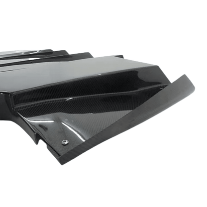 JDMuscle [11 - 14 WRX/STI Sedan] Carbon Fiber VS Style Rear Diffuser - JDMuscleDiffusers and Vortex GeneratorsJDM-WRX11-RDF-VS-12x2 Twill