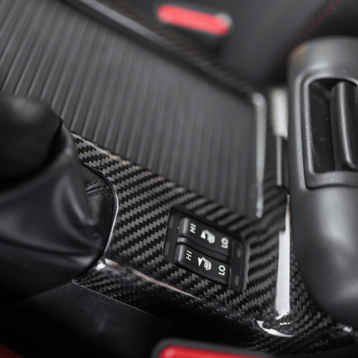 JDMuscle [15-21 STI] Pre-preg Carbon Fiber Cup Holder Cover - JDMuscleTrim KitsJDM-STI15-CUP-CFMMatte
