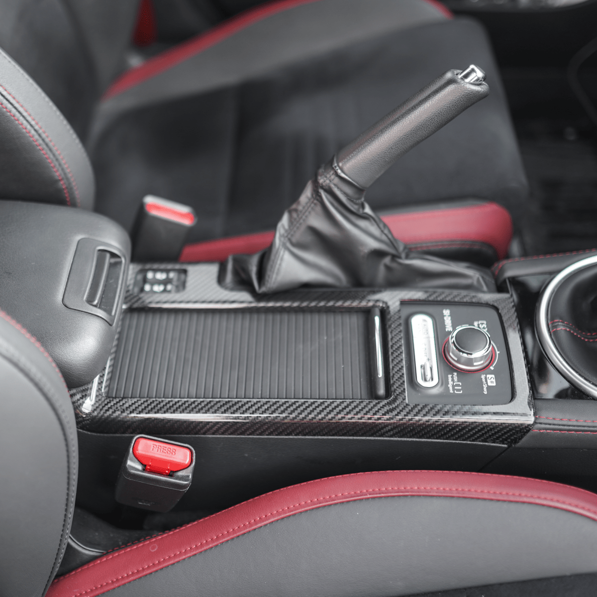 JDMuscle [15-21 STI] Pre-preg Carbon Fiber Cup Holder Cover - JDMuscleTrim KitsJDM-STI15-CUP-CFMMatte