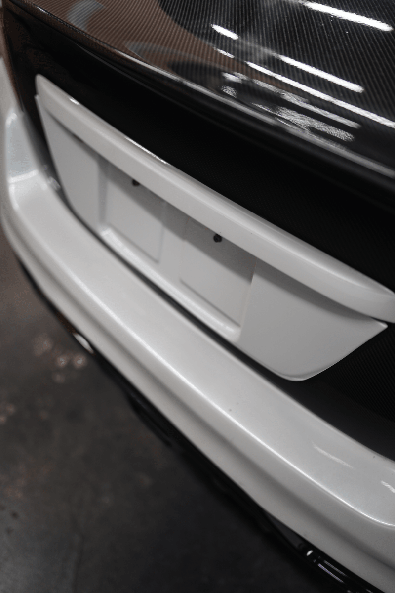 JDMuscle [15 - 21 WRX/STI] Gloss Black / Paint Matched License Plate Backing - JDMuscleExterior GarnishesJDM-WRX18-BK-ABS-GBGLOSS BLACK
