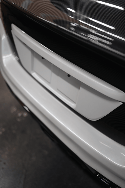 JDMuscle [15 - 21 WRX/STI] Gloss Black / Paint Matched License Plate Backing - JDMuscleExterior GarnishesJDM-WRX18-BK-ABS-GBGLOSS BLACK