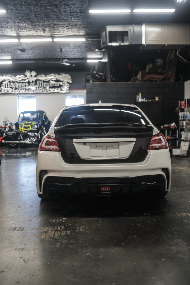 JDMuscle [15 - 21 WRX/STI] Gloss Black / Paint Matched License Plate Backing - JDMuscleExterior GarnishesJDM-WRX18-BK-ABS-GBGLOSS BLACK