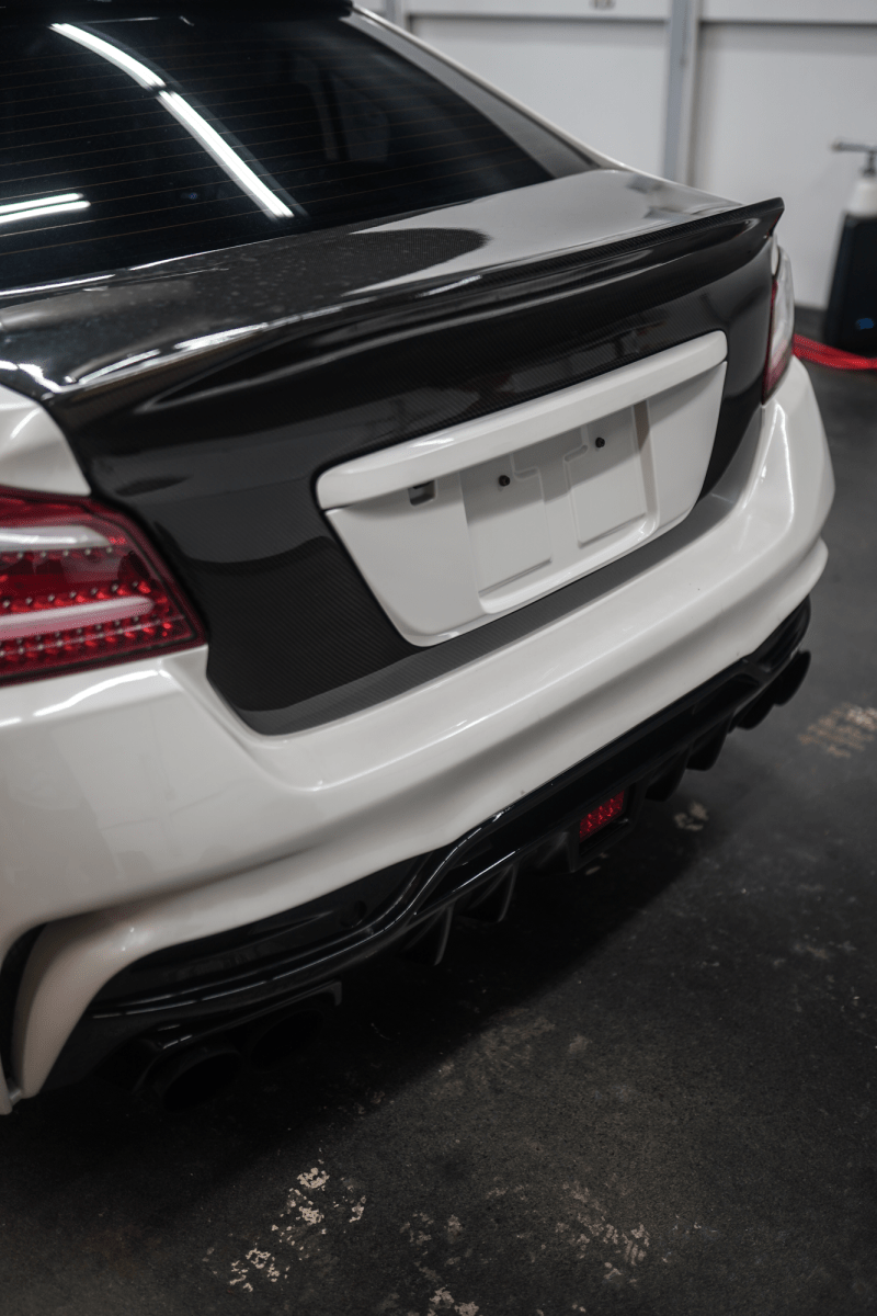JDMuscle [15 - 21 WRX/STI] Gloss Black / Paint Matched License Plate Backing - JDMuscleExterior GarnishesJDM-WRX18-BK-ABS-GBGLOSS BLACK