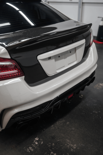 JDMuscle [15 - 21 WRX/STI] Gloss Black / Paint Matched License Plate Backing - JDMuscleExterior GarnishesJDM-WRX18-BK-ABS-GBGLOSS BLACK