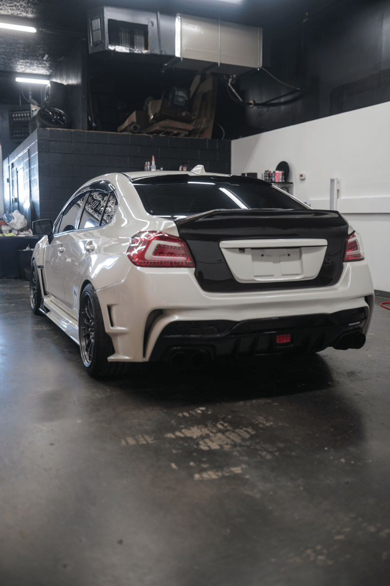 JDMuscle [15 - 21 WRX/STI] Gloss Black / Paint Matched License Plate Backing - JDMuscleExterior GarnishesJDM-WRX18-BK-ABS-GBGLOSS BLACK
