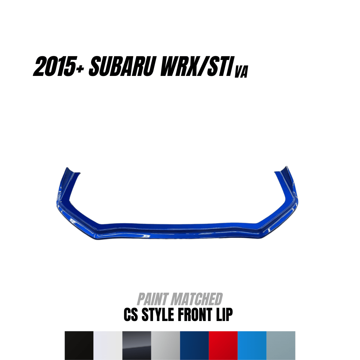 JDMuscle [15-21 WRX/STI] Paint Matched CS Style Front Lip *Special Order* - JDMuscleFront LipsJDM-WRX15-CS10K1X2015-2017Crystal White Pearl (K1X)