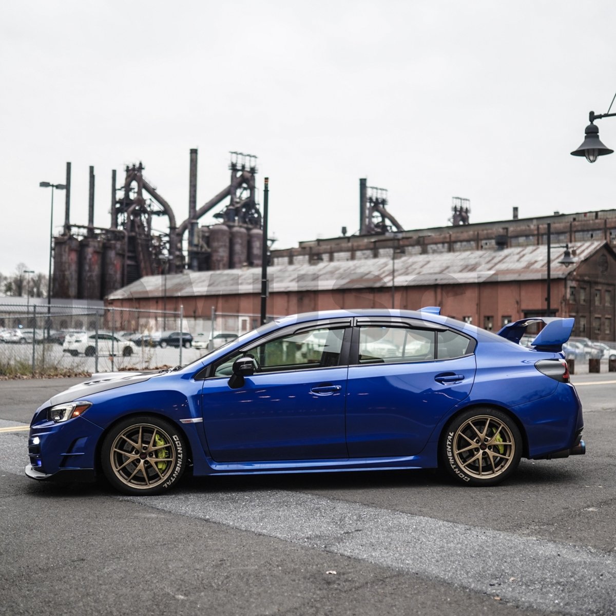 JDMuscle [15-21 WRX/STI] V2 Carbon Fiber Rain Guards / Window Visors - JDMuscleRain GuardsJDM-WRX15-RGCF2x2 Regular Carbon Fiber