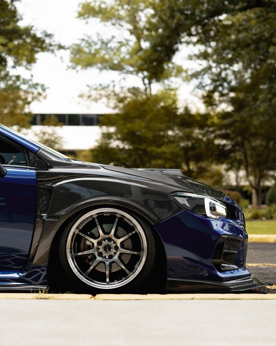 JDMuscle [15-21 WRX/STI] VS Style Carbon Fiber/FRP Fenders - JDMuscleFendersJDM-WRX15-435-CFCarbon