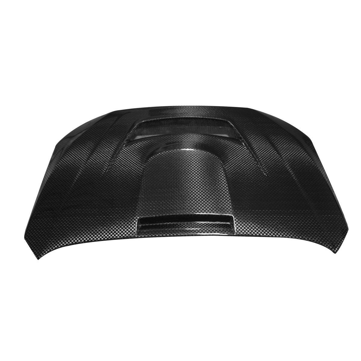 JDMuscle [15-21 WRX/STI w/ FMIC] Carbon Fiber Hood V3 Scoopless - JDMuscleHoodsJDM-WRX15-HD3CK12K Checkered