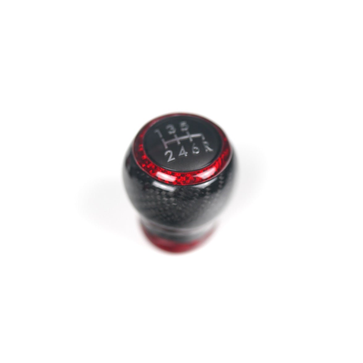 JDMuscle [15-25 WRX, 15-21 STI] Custom OEM+ Shift Knob *Clearance* - JDMuscleShift KnobsJDM-WRX15-SFT-RCBC1. Red Carbon Ring + Black Carbon Body