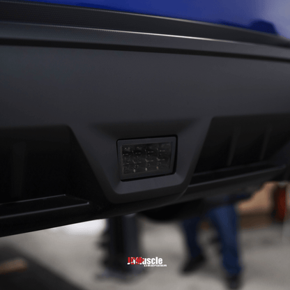 JDMuscle [15 - 25 WRX, 15 - 21 STI] F1 Style Rear Fog/Brake Light *Latest Version - JDMuscleAuxiliary Brake LightingJDM-F1-99.Clear Lens/Red Base/White Bar