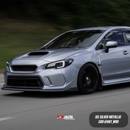 JDMuscle [18-21 WRX/STI] CS Style V2 Front Bumper Grille | Paint Matched/Gloss Black - JDMuscleGrillesJDM-WRX18-FG2-ABS61KDark Grey Metallic (61K)