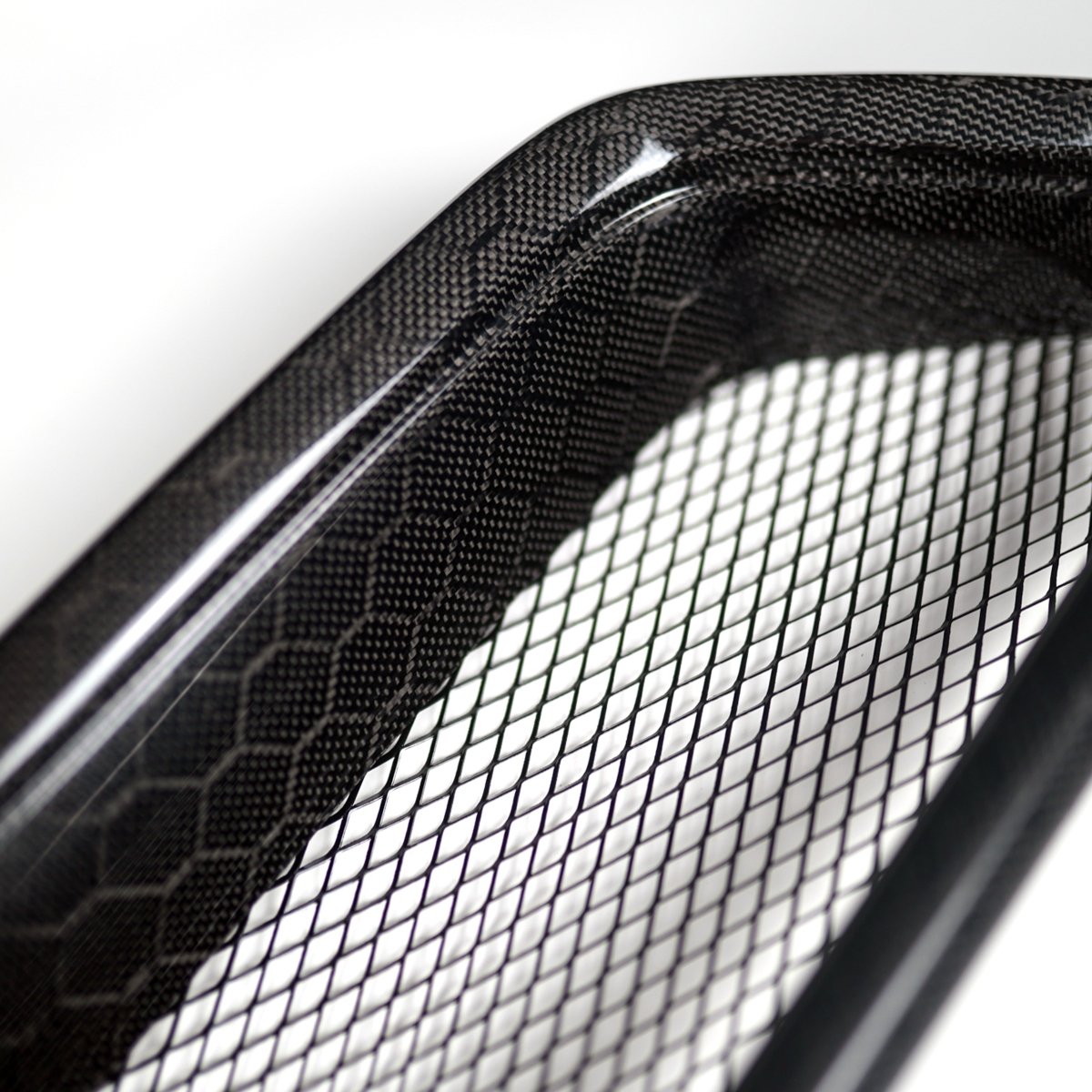 JDMuscle [18-21 WRX/STI] V2 Carbon Fiber Grille | Twill / Honey Comb - JDMuscleGrillesJDM-WRX18-FG18CF2X2