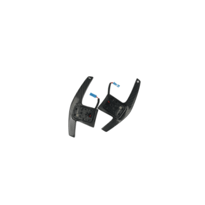 JDMuscle [20+ Supra A90] Carbon Fiber Extended Paddles - JDMuscleSteering Wheel ComponentsJDM-A90-SPD-1Carbon + Red signs