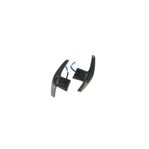 JDMuscle [20+ Supra A90] Carbon Fiber Extended Paddles - JDMuscleSteering Wheel ComponentsJDM-A90-SPD-1Carbon + Red signs