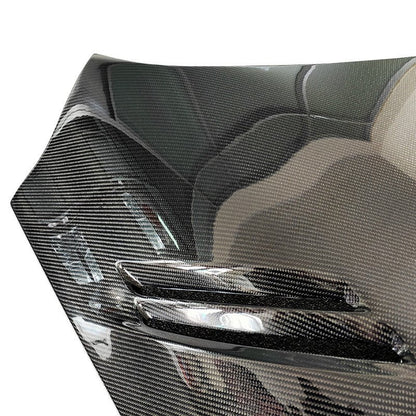 JDMuscle [20+ Supra] V1 Carbon Fiber Hood - JDMuscleHoodsJDM-A90-HD-12x2 Gloss Carbon Fiber