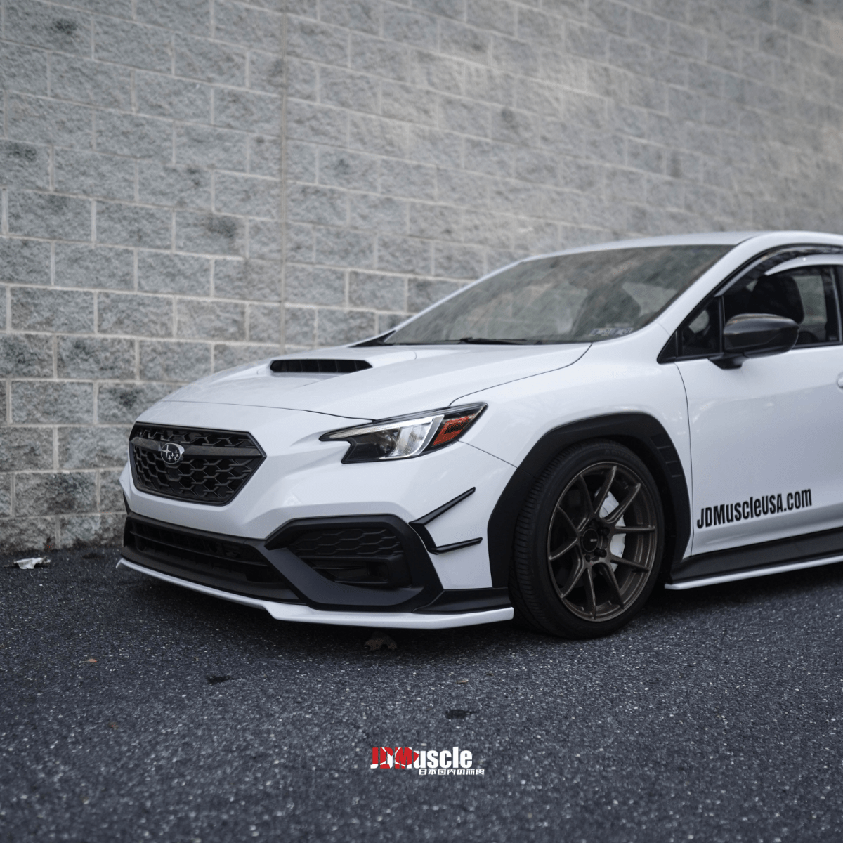 JDMuscle [22 - 26 WRX] Canards V1 - ABS / Paint Matched / Gloss Black - JDMuscleCanardsJDM-WRX22-CAN1D4SCrystal Black Silica D4S (Gloss Black w/ Pearl)