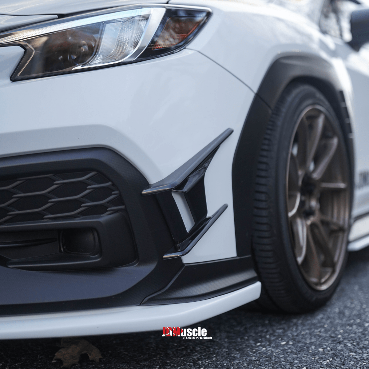 JDMuscle [22 - 26 WRX] Canards V2 - Paint Matched / Gloss Black / ABS - JDMuscleCanardsJDM-WRX22-CAN2D4SCrystal Black Silica D4S (Gloss Black w/ Pearl)