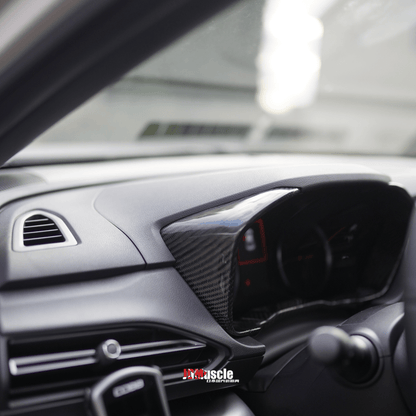 JDMuscle [22 - 26 WRX] Carbon Fiber Gauge Cluster Trim Replacement - JDMuscleTrim KitsJDM-WRX22-GCCCF2x2 Twill Carbon Fiber