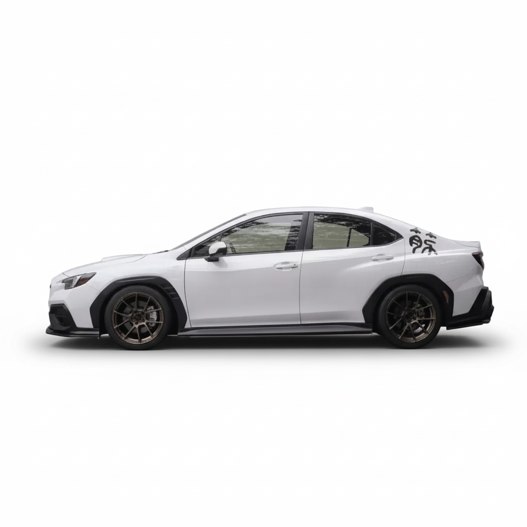 JDMuscle [22 - 26 WRX] Carbon Fiber Rear Spats OE+ Style - JDMuscleRear LipsJDM-WRX22-RS-OECF