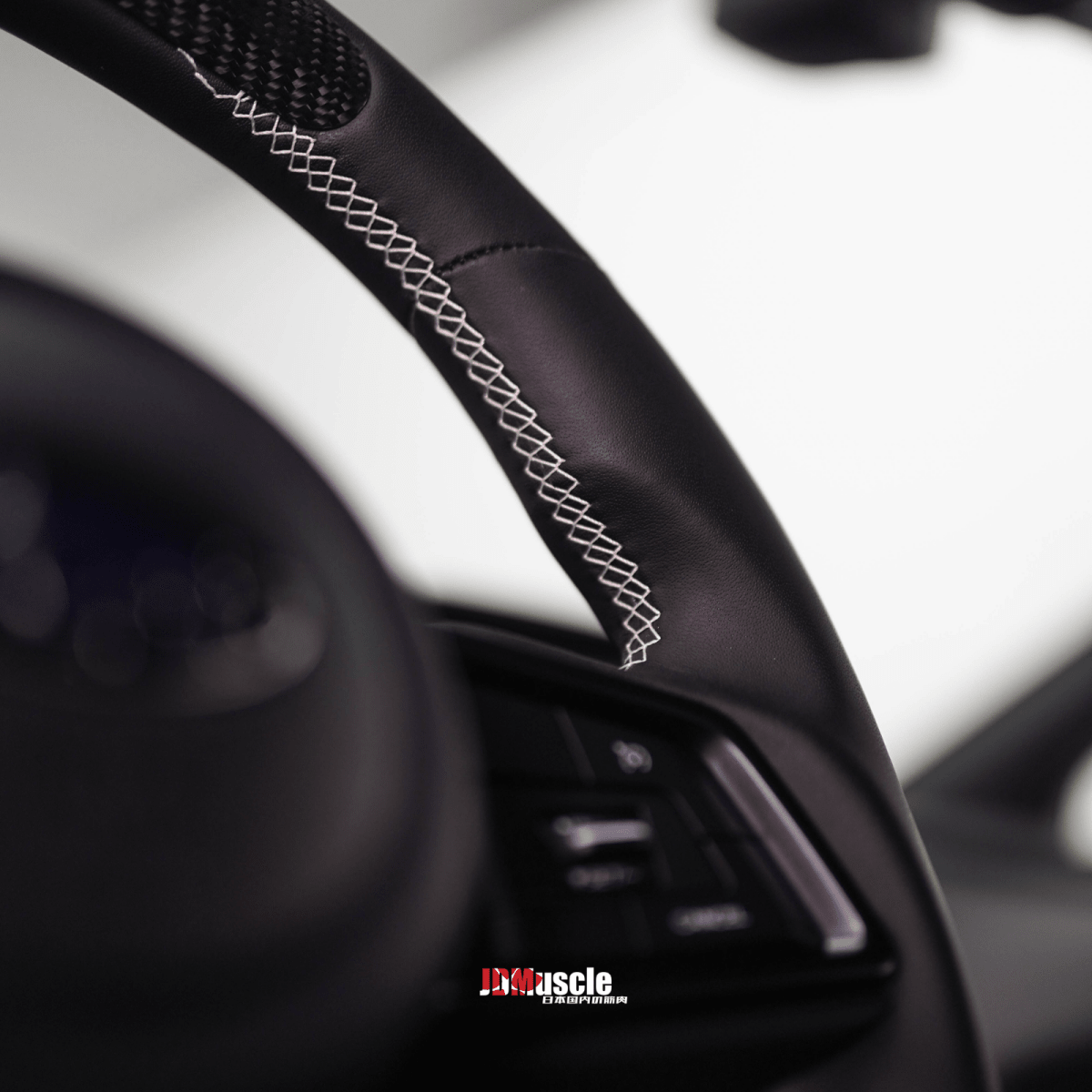 JDMuscle [22 - 26 WRX] Custom Steering Wheel compatible w/ MT and CVT | Carbon Fiber / Painted / Alcantara / Leather / Forged / Honey Comb / LED - JDMuscleSteering WheelsJDM-STR-WRX-2022