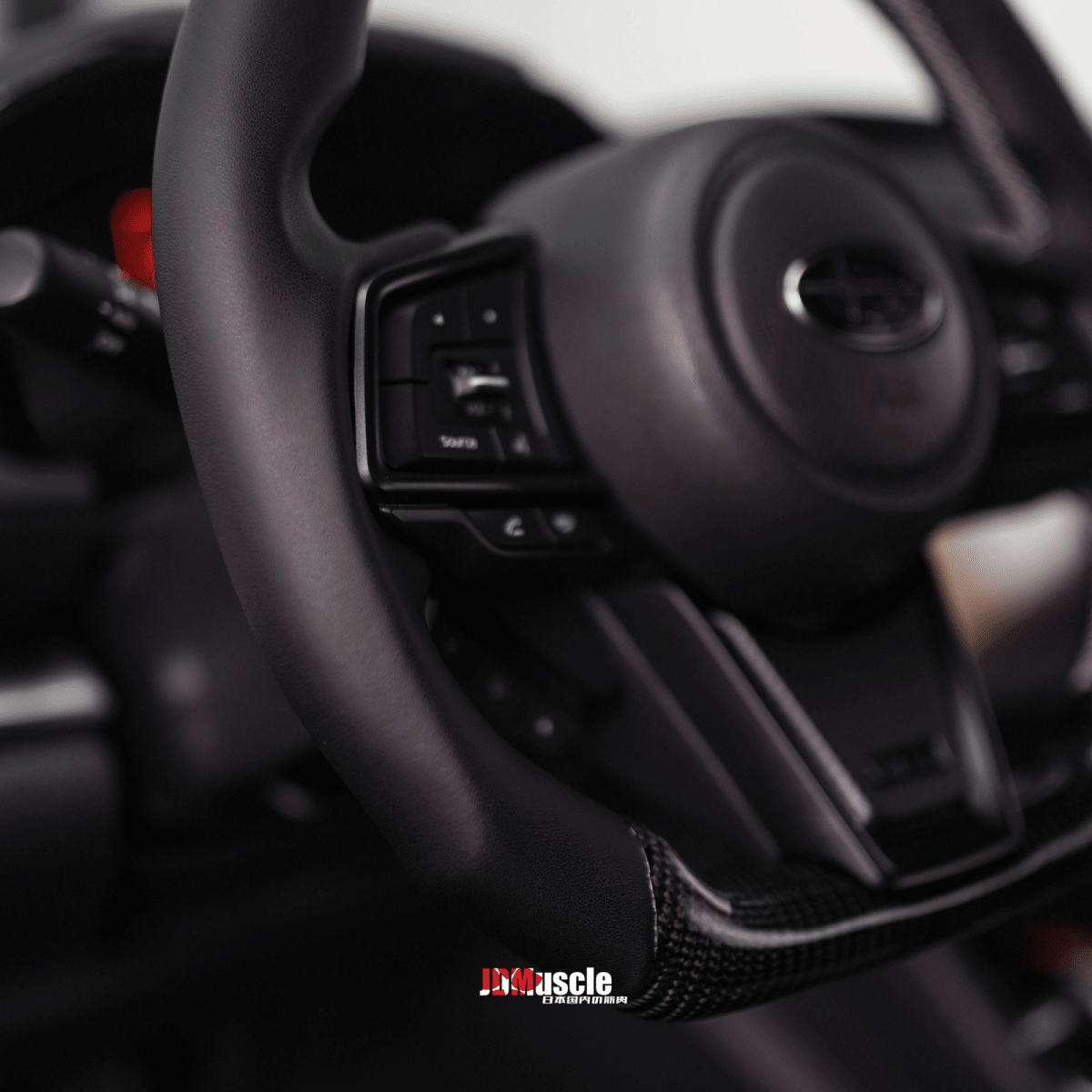 JDMuscle [22 - 26 WRX] Custom Steering Wheel compatible w/ MT and CVT | Carbon Fiber / Painted / Alcantara / Leather / Forged / Honey Comb / LED - JDMuscleSteering WheelsJDM-STR-WRX-2022