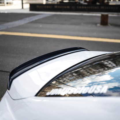 JDMuscle [22 - 26 WRX] Duck Bill / Low Profile Spoiler - V1 Paint Matched / Gloss Black / Cherry Red - JDMuscleSpoilers and WingsJDM-WRX22-DB-1D4SCrystal Black Silica D4S (Gloss Black w/ Pearl)