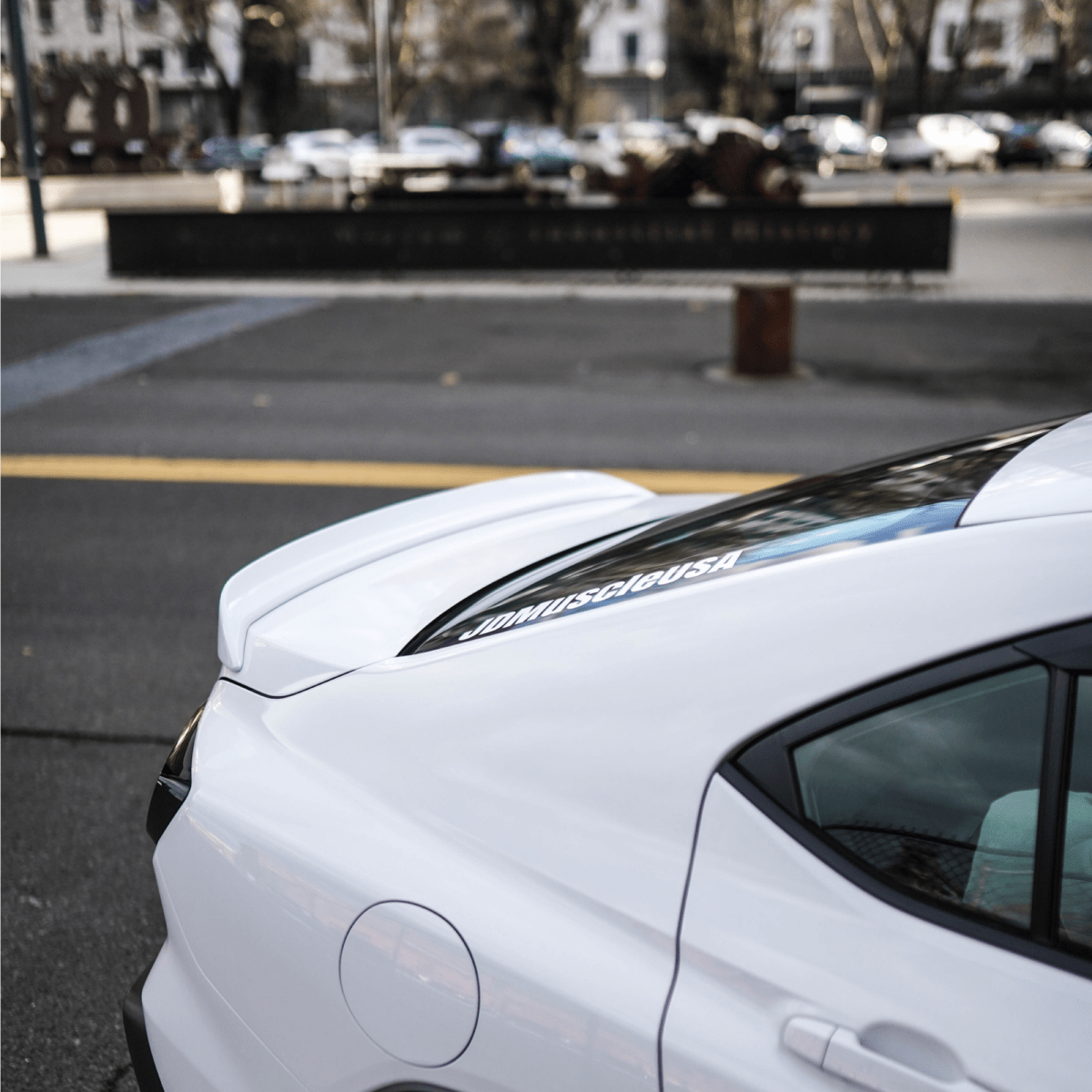 JDMuscle [22 - 26 WRX] Duck Bill / Low Profile Spoiler - V1 Paint Matched / Gloss Black / Cherry Red - JDMuscleSpoilers and WingsJDM-WRX22-DB-1D4SCrystal Black Silica D4S (Gloss Black w/ Pearl)