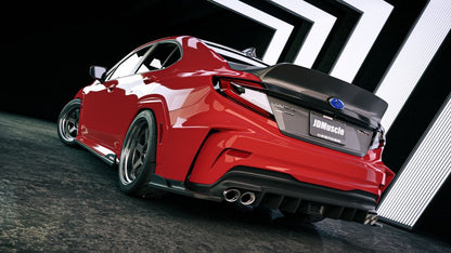 JDMuscle [22 - 26 WRX] Evolution Rear Bumper - JDMuscleBody KitsJDM-WRX22-RBEFRPFiber Glass