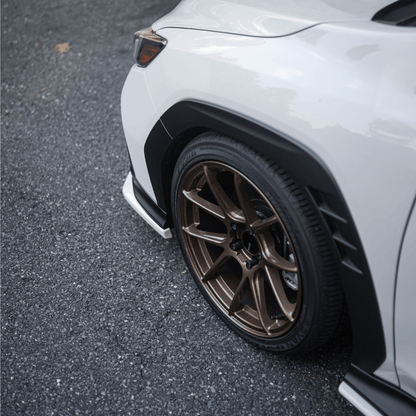 JDMuscle [22 - 26 WRX] Front Lip | OE+ Style Paint Matched / Gloss Black - JDMuscleFront LipsJDM-WRX22-FL-OE.D4SCrystal Black Silica D4S (Gloss Black w/ Pearl)